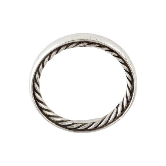David Yurman Sterling Silver Inside Out Twisted Cable - Picture 4 of 8